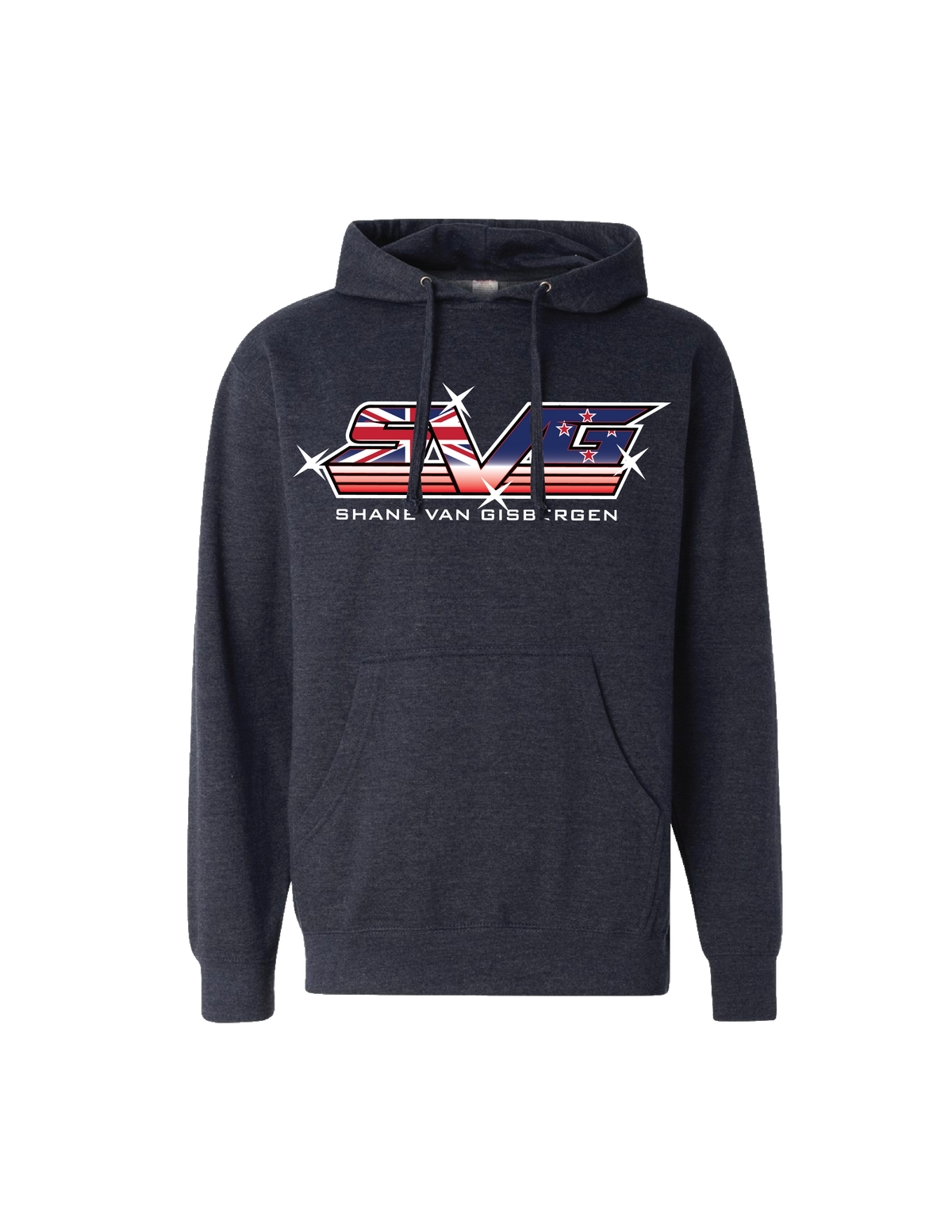 SVG Navy NZ Flag Logo Hoodie