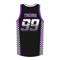 Tootsies Black Basketball Jersey