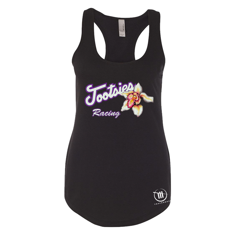 Tootsies Black Racerback Tank 1- Limited Quantity Available