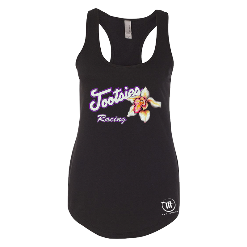 Tootsies Black Racerback Tank 1- Limited Quantity Available