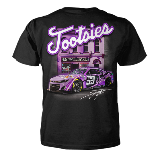 T-shirt noir Tootsies Racing 