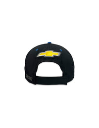 Trackhouse Black & Blue Sandwich Bill Velcro Cap