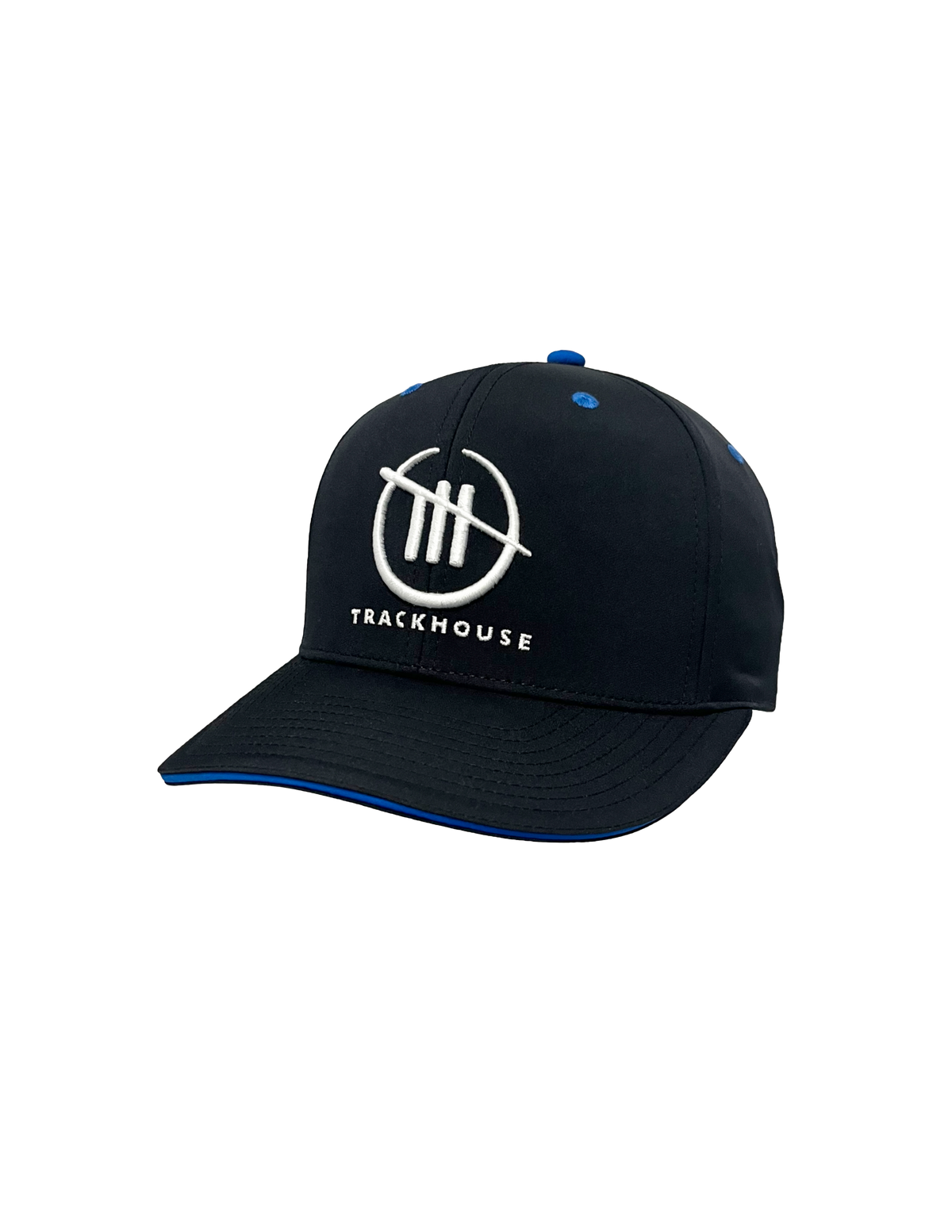 Trackhouse Black & Blue Sandwich Bill Velcro Cap