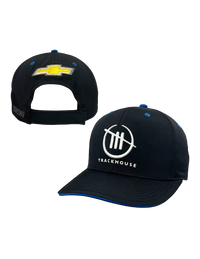 Trackhouse Black & Blue Sandwich Bill Velcro Cap