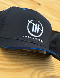 Trackhouse Black & Blue Sandwich Bill Velcro Cap