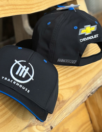 Trackhouse Black & Blue Sandwich Bill Velcro Cap