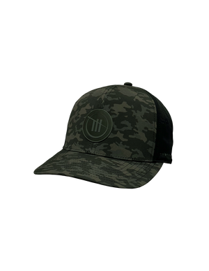 Trackhouse Black Camo Mesh Velcro Cap