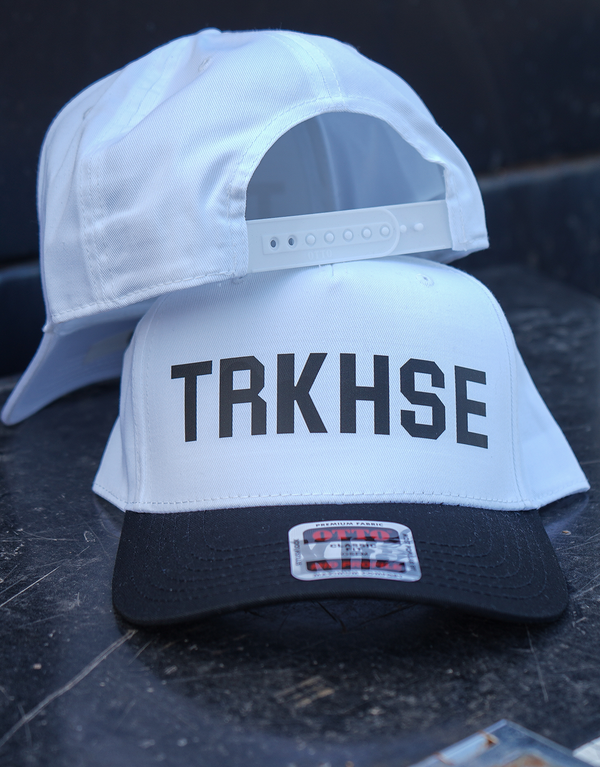 TRKHSE Team White/Black Snapback Hat