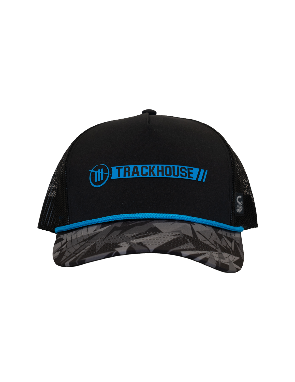 Trackhouse Racing Blue Geo Camo Snapback Hat