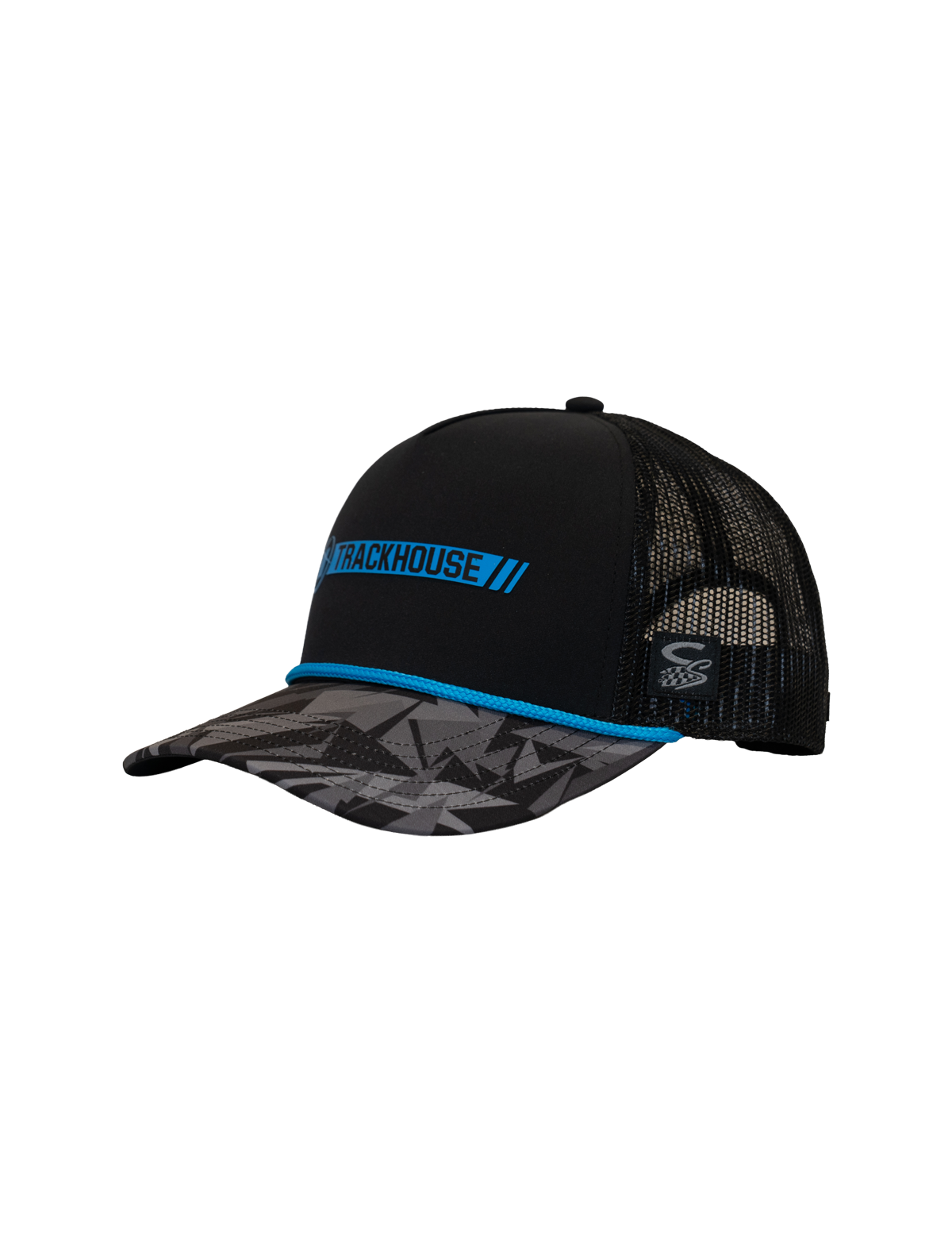 Trackhouse Racing Blue Geo Camo Snapback Hat