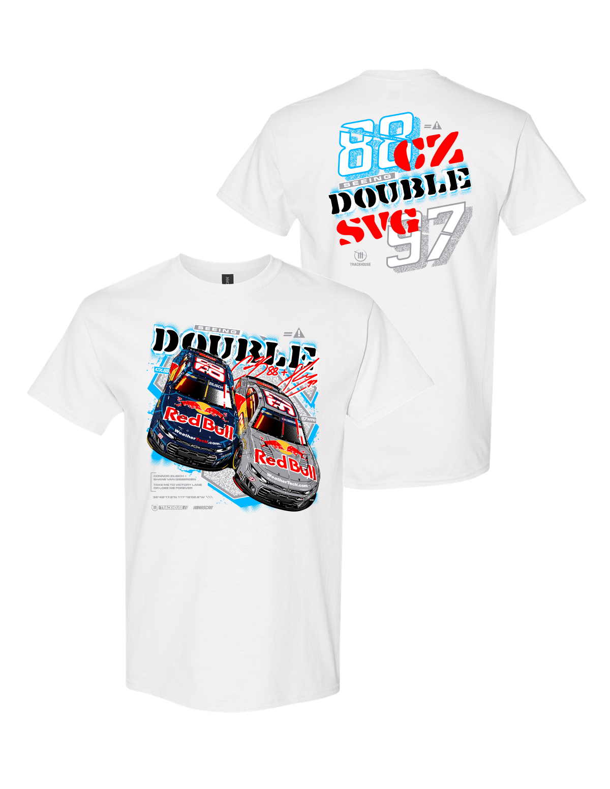 Trackhouse x Red Bull San Diego "Seeing Double" T-Shirt