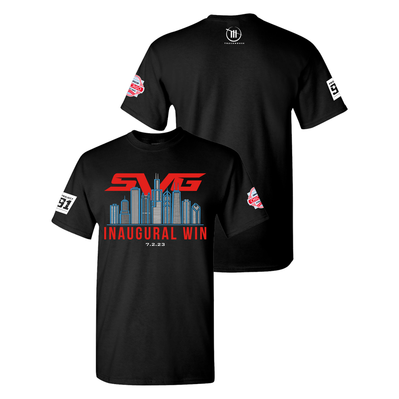 Shane van Gisbergen Inaugural Win T-Shirt - Limited Quantities Available