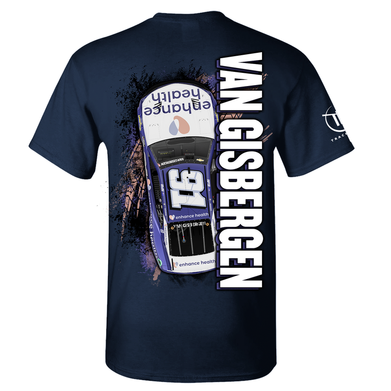 Shane van Gisbergen 91 T-shirt bleu marine 