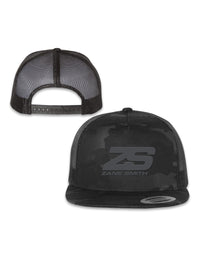 Zane Smith Camo Snapback Trucker Cap