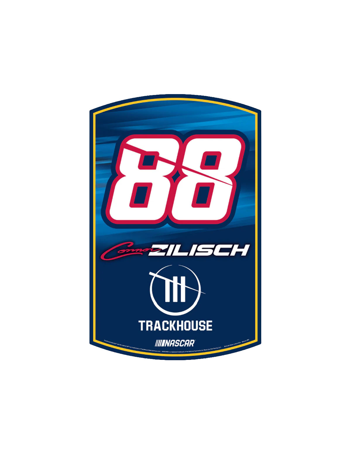 Connor Zilisch #88 11x17 Wood Sign
