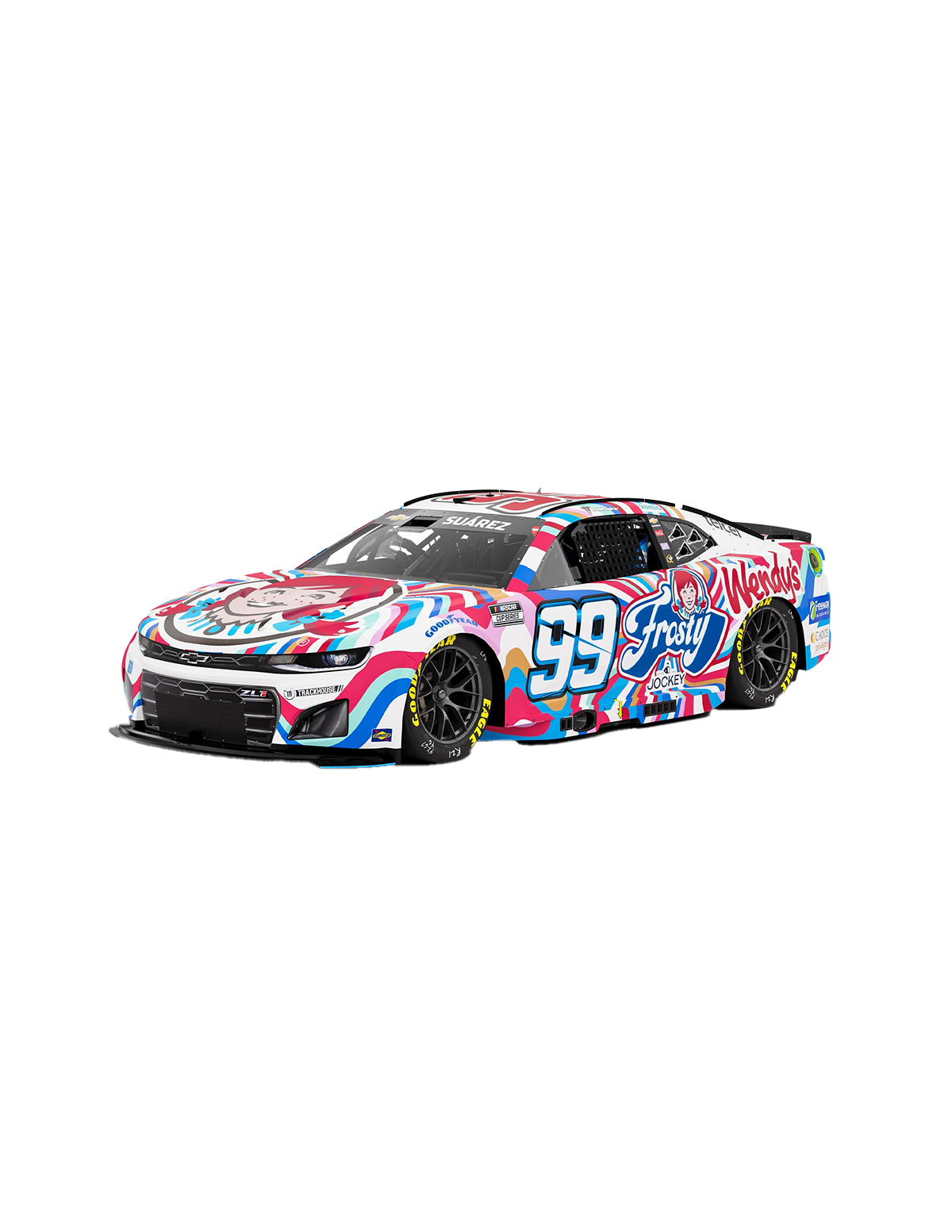 Daniel Suárez #99 2025 Wendy's Frosty 1:24 Diecast *PREORDER*