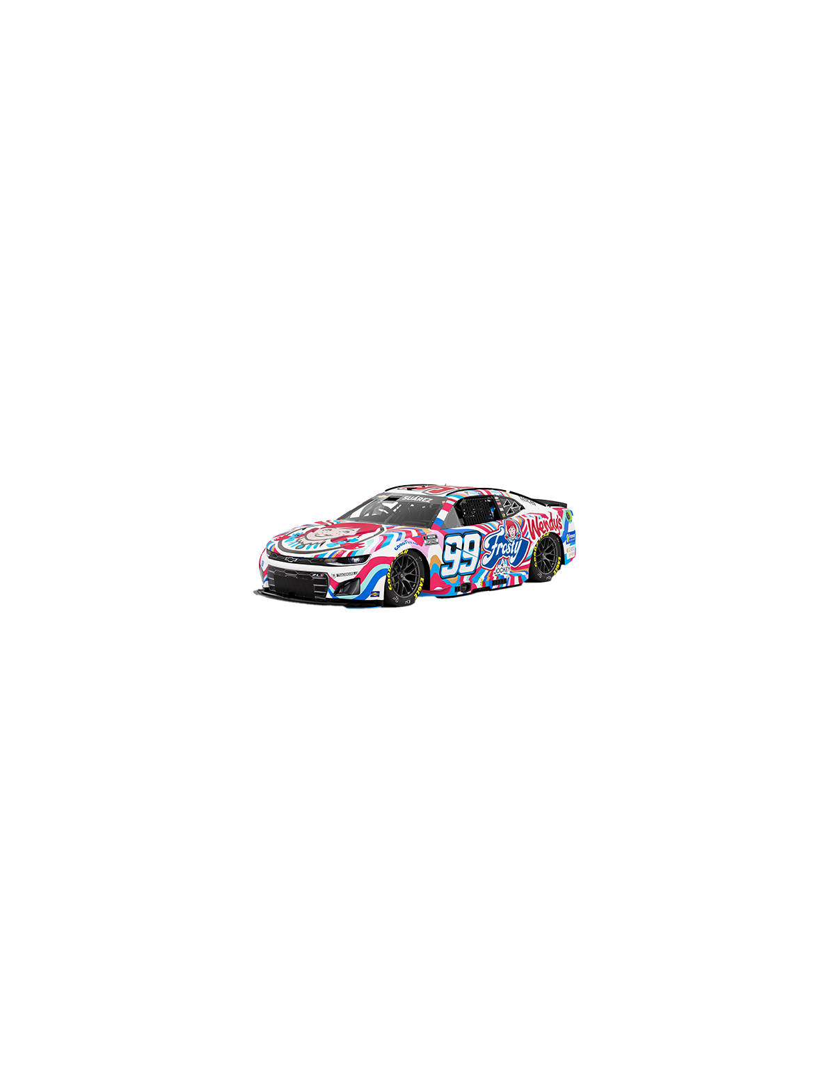 Daniel Suárez #99 2025 Wendy's Frosty 1:64 Diecast *PREORDER*