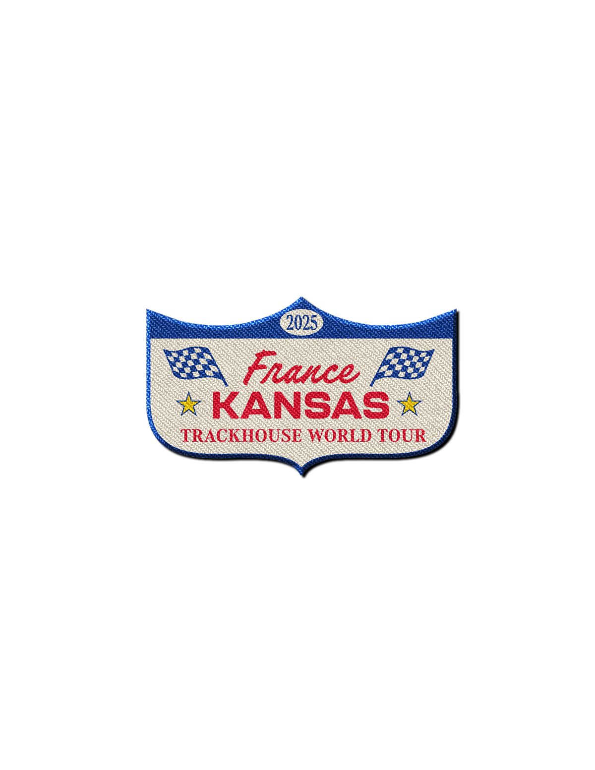 Trackhouse World Tour Patch - France/Kansas