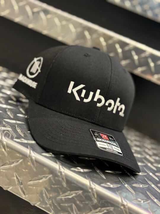 Kubota Black Meshback Hat
