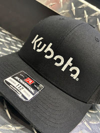Kubota Black Meshback Hat