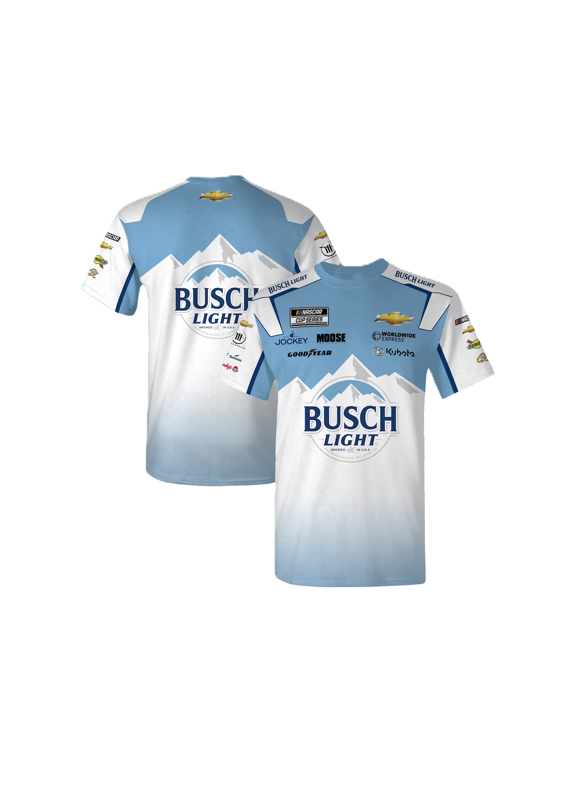 Camiseta uniforme sublimada ligera de Ross Chastain Busch