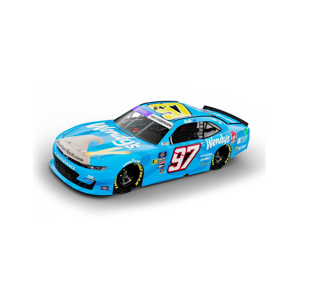 *IN STOCK* SVG 2024 Wendy's XFINITY #97  1:24 Diecast