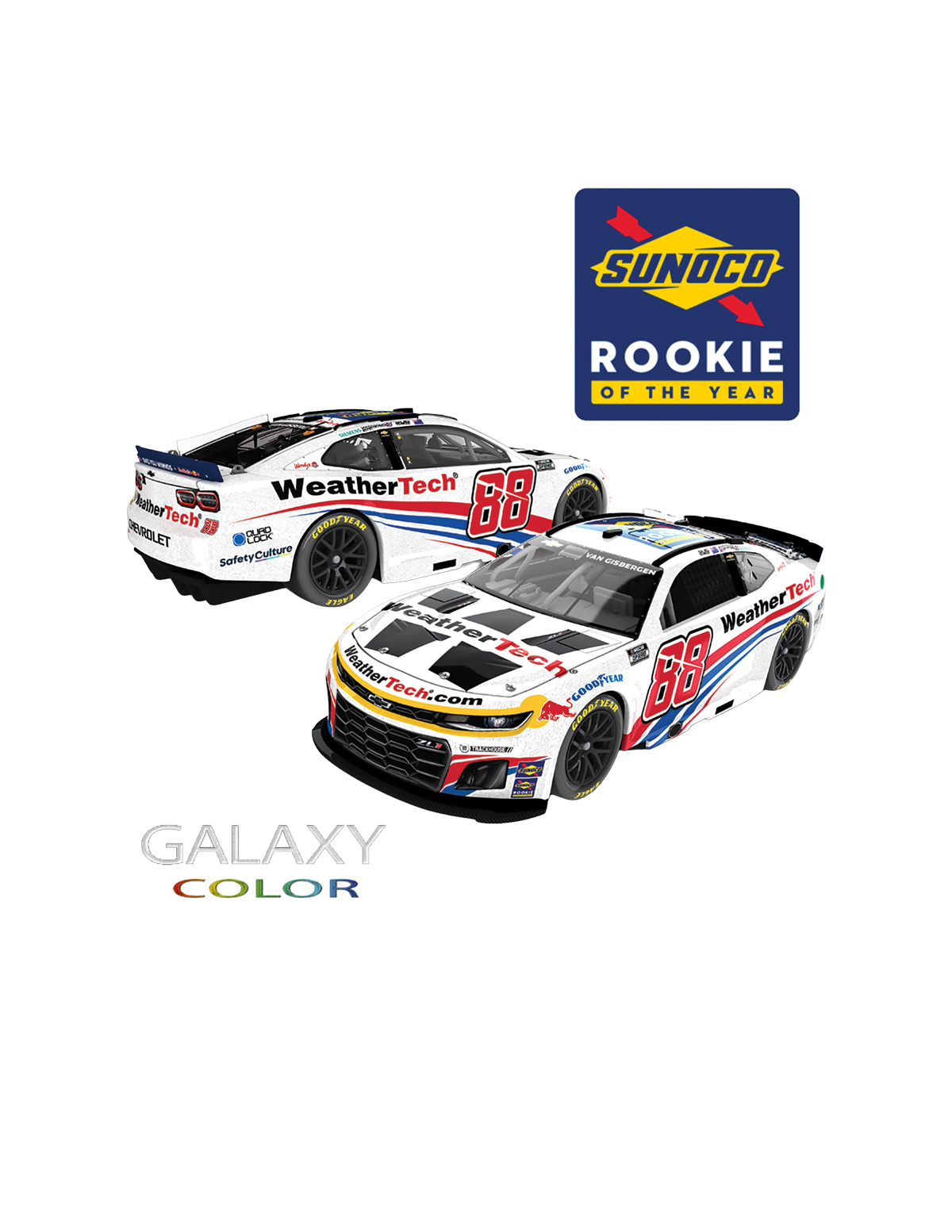 Shane van Gisbergen #88 WeatherTech Rookie of the Year 1:24 Diecast *P ...