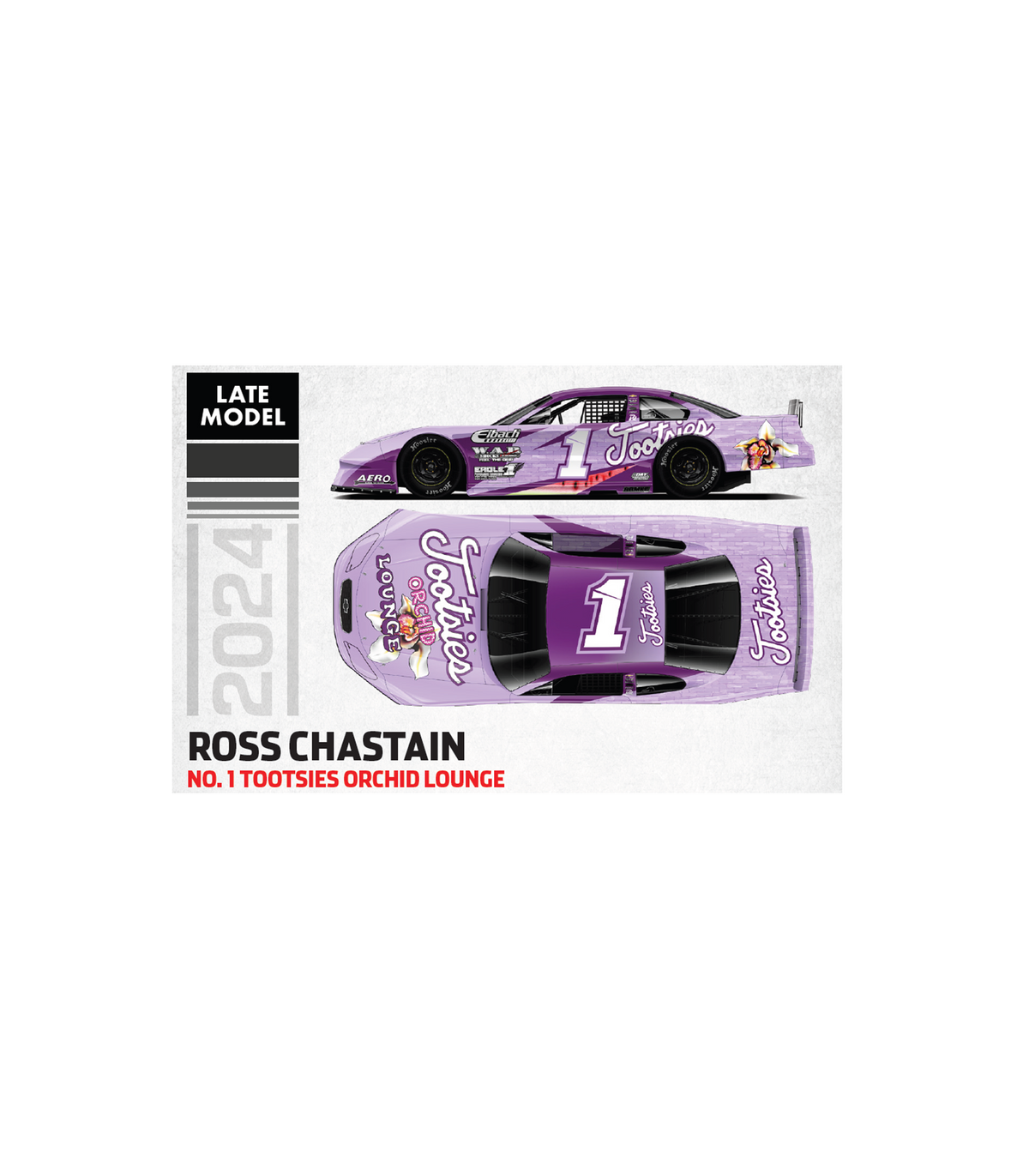 *PREORDER* Chastain Tootsies Late Model 1:24 scale Diecast